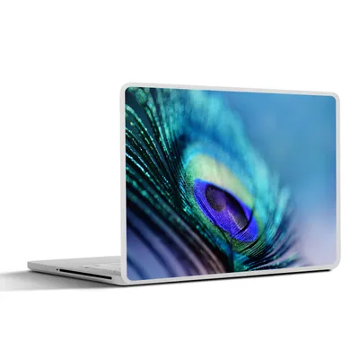 Produktbild von MuchoWow® Laptop Aufkleber Sticker Cover Pfau - Federn - Vogel 30x21 cm - Sticker für Laptop - Selbstklebend