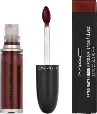Productafbeelding van MAC Retro Matte Liquid, Bordeaux, Carnivorous, 1 kleur, Egaliserend, Unisex, Mat