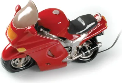 Produktbild von Booster Table Lamp Motorcycle Motorrad Lampe, rot