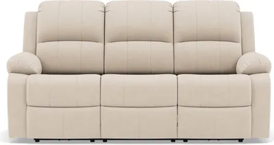 Image de Best Mobilier Armand - Canapé 3 places relax électrique en velours côtelé , Beige