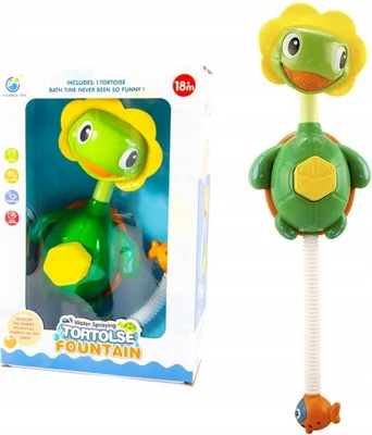 Produktbild von Schildkröte Badewannenspielzeug Wasserspielzeug Fontäne - Lustiger Badespaß für Babys & Kinder