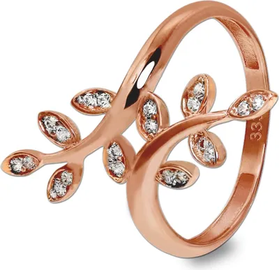 Produktbild von GoldDream Ring Zirkonia 333er Rosegold Gr. 56 rosegold Damen Schmuck GDR515E56