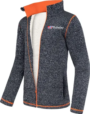 Produktbild von Nebulus Fleecejacke mit Teddyfell ONEGA Herren, warme Fleece Jacke, mit langem Full-Zip Reißverschluss, P5524 - Herren, navy, S