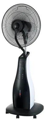 Image de Guzzanti GZ1405, Ventilateur domestique à lamelles, noir, blanc, couloir, 40 cm, 3,5 l, AC