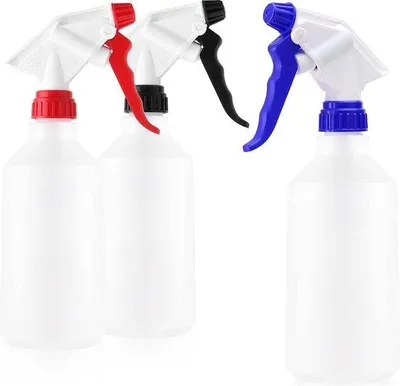 Produktbild von Famanu Sprühflasche 3er Set - Chemisch beständig, 500 ml, verstellbare Düse