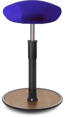 Produktbild von Sitz- Stehhocker Free Tall Triangel kvadrat Divina Mel. r.blau schw. /Natur.