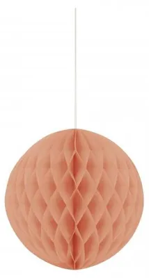 Produktbild von Partydekoration Wabenball Koralle 20 cm