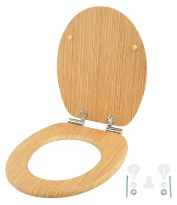 Obrázok produktu pre WC sedadlo z MDF s pomalým zatváraním, nastaviteľné pánty