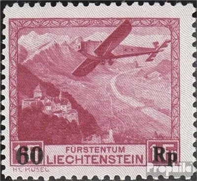Produktbild von Briefmarken Liechtenstein 1935 Mi 148 (kompl.Ausg.) gestempelt Postflug