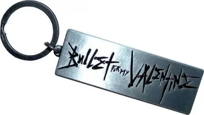Obrázok produktu pre Bullet For My Valentine Engraved Logo Kľúčenka