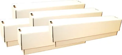 Zdjęcie produktu dla 5 gigantycznych pudełek na talie - do przechowywania (białe) ok. 5000 kart wszystkich rozmiarów