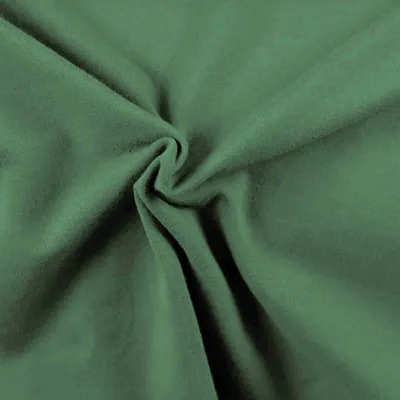 0,5m Baumwoll-Jersey uni Meterware Jersey-Stoff graugrün