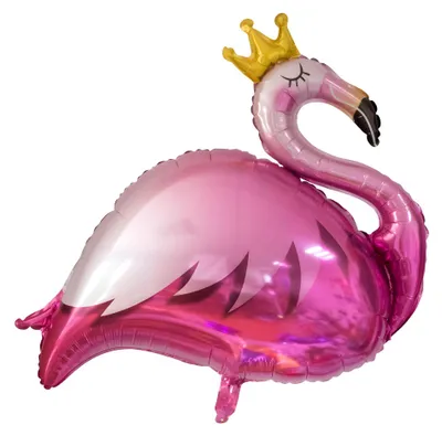 Immagine prodotto di Pallone in foil fenicottero con  rosa, 100 x 80 cm