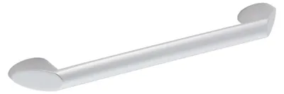 Zdjęcie produktu dla Klamka do mebli wykonana z zamaku, rozstaw otworów 128 mm, aluminium matowe, lakierowane. Zestaw 25 sztuk