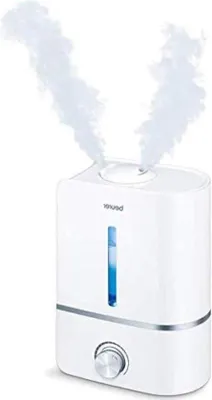 Immagine prodotto di Umidificatore con ventilatore a ultrasuoni - Umidificazione - Funzione profumazione - Ventilazione degli ambienti fino a 30 m² - Umidificatori silenziosi