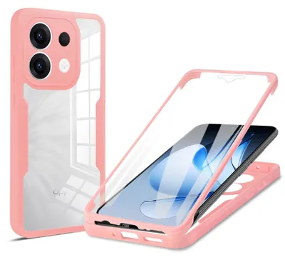 Produktbild von Techsuit - ColorVerse 360 Series Hülle + Schutzglas für Oppo Reno13 - rosa