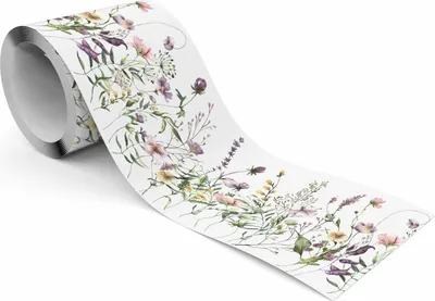 Produktbild von Muralo Selbstklebende Bordüre Tapetenbordüre Aquarelle Blumen Blätter Pflanzen