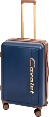 Produktbild von Mittelgroße Trolley Koffer blau auf 4 Rollen Reisekoffer 67 cm Cavalet - BOWATEX