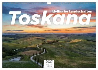 Produktbild von Toskana - idyllische Landschaft (Wandkalender 2027 DIN A3 quer), CALVENDO Monatskalender