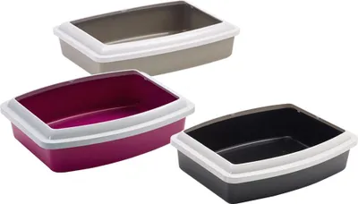 Immagine prodotto di Vadigran lettiera per gatti "Oval jumbo" 56 x 43,5 x 14,5 cm 3 colori assortiti