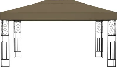 Produktbild von vidaXL Pavillon 3x4 m Taupe Stoff