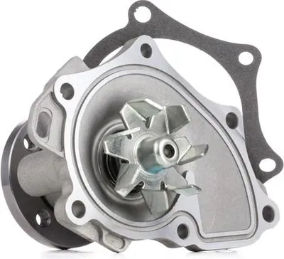 Produktbild von RIDEX 1260W0197 Kühlmittelpumpe Wasserpumpe ohne Freilaufriemenscheibe für NISSAN Qashqai / Qashqai +2 I (J10, NJ10) für BMW X3 (E83) für KIA SPORTAGE