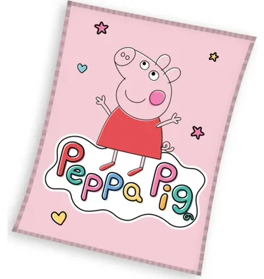 Immagine prodotto di Coperta per bambini Peppa Pig Merry Peppa 110x140 cm