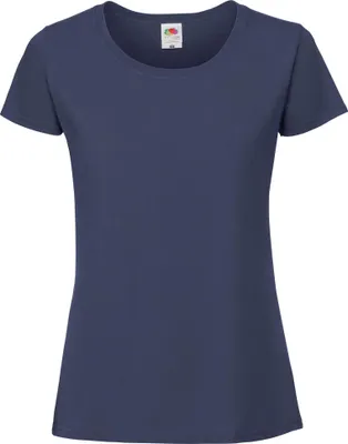 Produktbild von Fruit of the Loom - "Iconic 195 Premium" T-Shirt für Damen FK2664 (XS) (Marineblau)