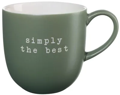 Image de Tasse à café - Vert - New Bone China - 350 ml