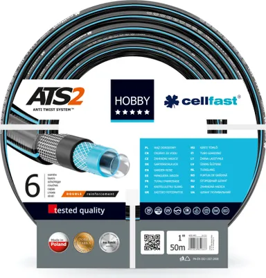 Produktbild von Cellfast wąż ogrodowy hobby ats 1" 50mb