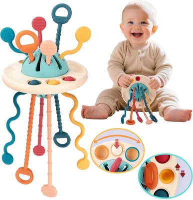 Obrázok produktu pre Hračky pre bábätká od 1,5 roka – Montessori – Hračky do kočiara vhodné od 18 mesiacov