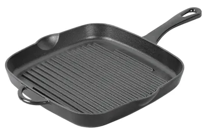 Obrázok produktu pre Küchenprofi Provence, Štvorec, Grilovacia panvica, Čierna, 250 °C, liatina, 26 cm