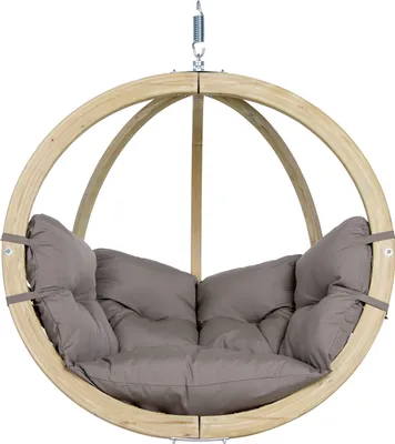 Produktbild von Hängesessel Kugel ohne Gestell Amazonas Globo Chair Kissen taupe