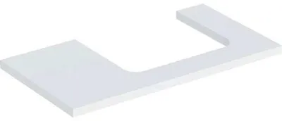 Produktbild von Geberit 505323002 ONE WT-Platte, Ausschnitt re, für AWT