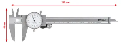 Imagen del producto de KS TOOLS 300.0547: Calibrador de medición