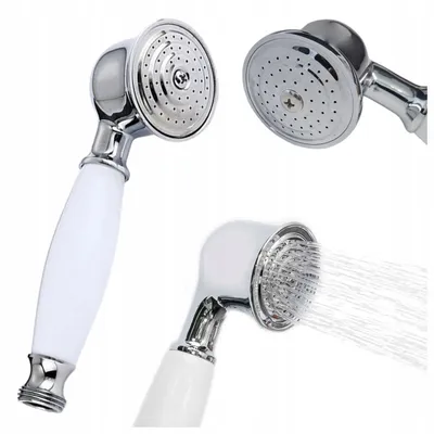 Obrázek produktu pro Sprchová hlavice RETRO mosazná chromovaná klasický styl