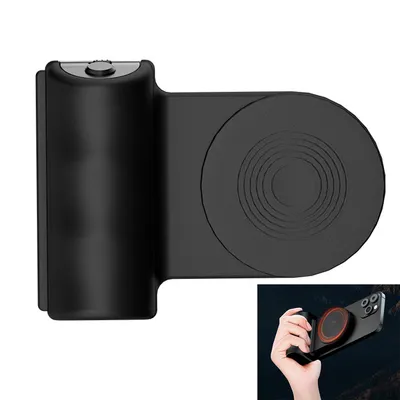 Produktbild von Bluetooth handy stabilizer, magnetisch, qi laden, mit Kameragriff & Stabilisator fotografieren, desktop stand