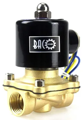 Productafbeelding van AC230V 1/2" Messing Watermagneetventiel NC, 0-10 Bar