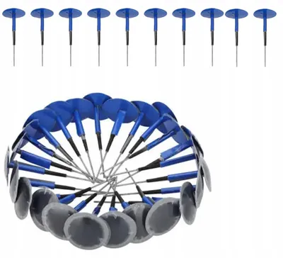 Zdjęcie produktu dla Kołki do opon 6mm z łatką - 10 sztKOŁKI DO OPON ŁATKI DO OGUMIENIA 6MM Z ŁATKĄ 10 SZT DO NAPRAWY OPON KÓŁ HQ