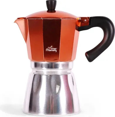 Zdjęcie produktu dla Any Morning Hes-6, Elektryczny dzbanek do moki, 0,24 l, Aluminium, Miedziany, Aluminium, 6 kub., Plastik
