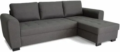 Produktbild von Festes umkehrbares 4-Sitzer-Ecksofa – Stoff Anthrazit – 245 x 150 x 86 cm