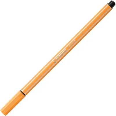 Produktbild von STABILO Pen 68, 1 Farben, Orange, Rundspitze, 1 mm, Orange, Hexagonal