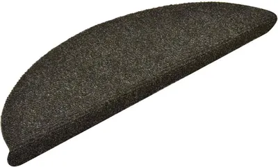 Immagine prodotto di Tappetini per scale autoadesivi 30 pz 56x17x3 cm antracite semicircolari
