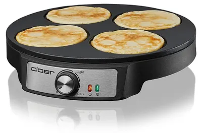 Mini-Pfannkuchen-Maker, 4×11 cm, 1200 W, Antihaft, schwarz