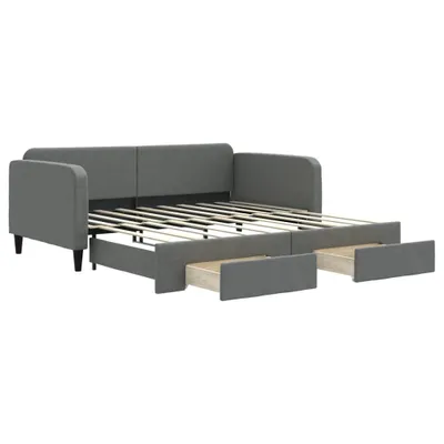 VIDAXL - Letto Da Giorno Grigio Chiaro 90x200 Cm In Tessuto - ePRICE