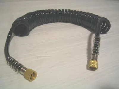 Produktbild von PU-Luftschlauch 3 Meter G1/8 - G1/8 Spiralschlauch