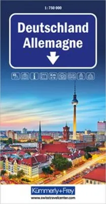 Produktbild von Kümmerly+Frey Strassenkarte Deutschland 1:750.000