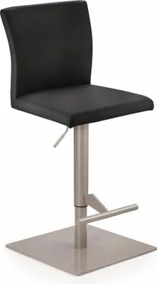 Produktbild von Edler Barhocker Tresenhocker Buono KM Gestell perlgraumetallic Kunstleder dunkelgrau