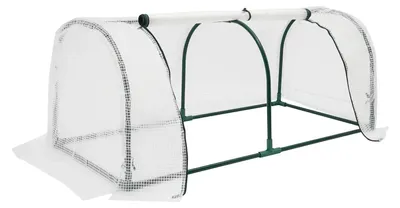Produktbild von Gewächshaus - Kleines Balkon-Gewächshaus - Rollfenster - Für Tomaten Obst Gemüse - Für Balkon Terrasse Garten - Grün