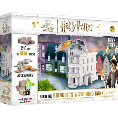 Produktbild von TREFL BRICK TRICK Harry Potter: Gringotts Zauberbank M 210 Stück